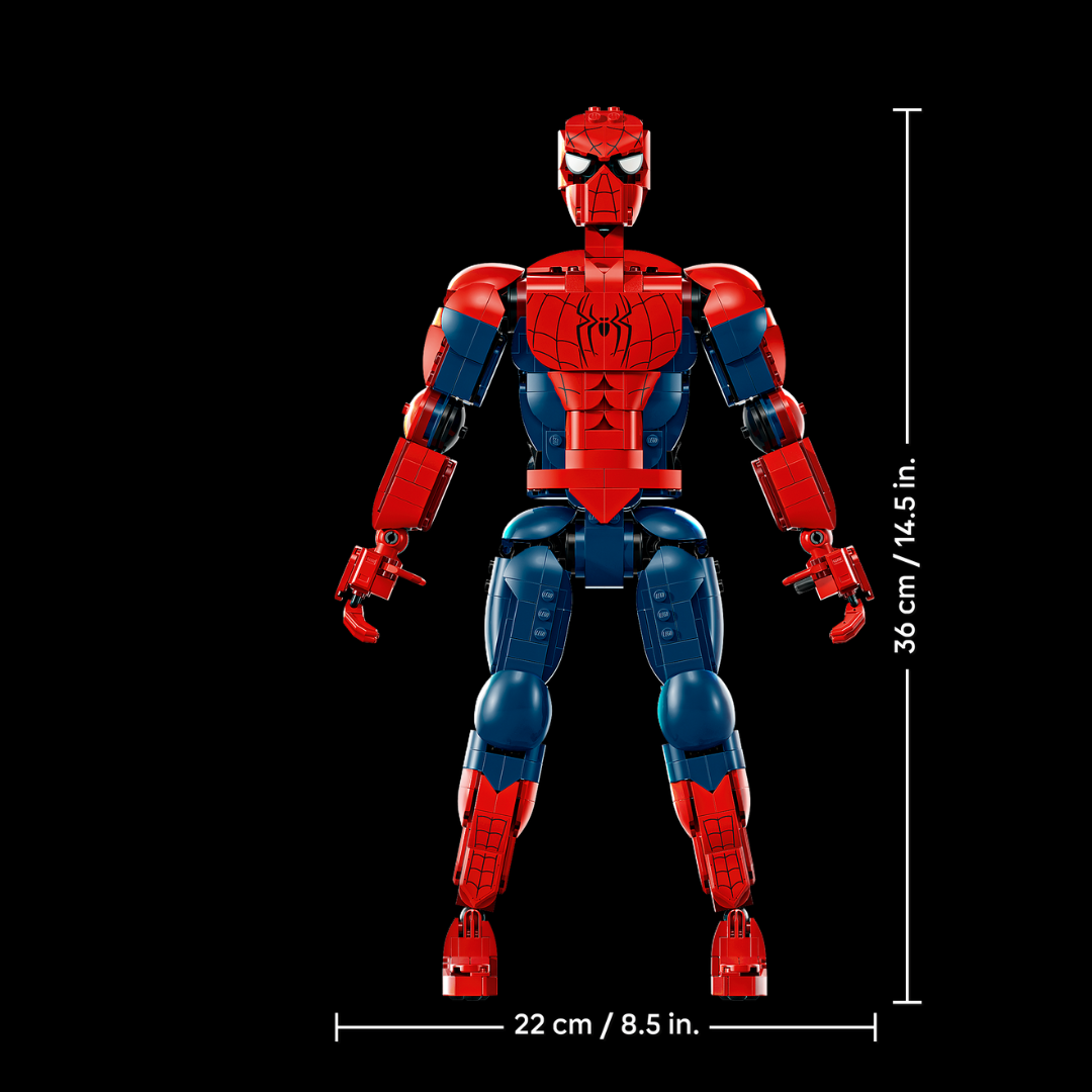 Spider-Man Buildable Figure Size